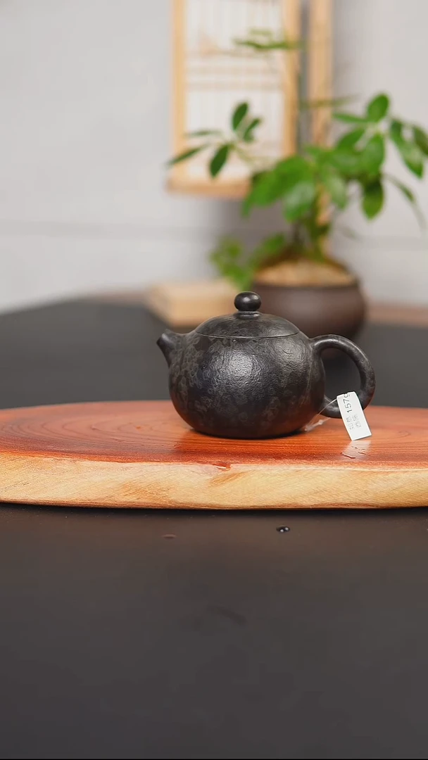 西施壶冰碛岩大鱼仔料/薄胎/庄惠东老师手工作品