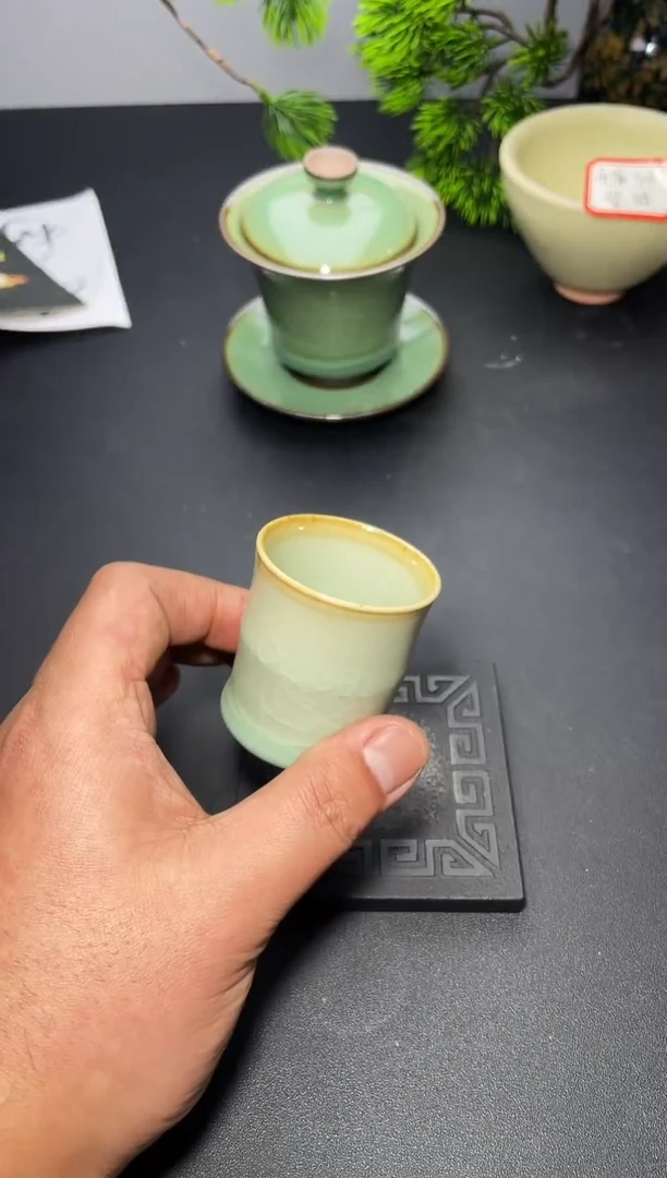 茶盏161 叶紫建盏