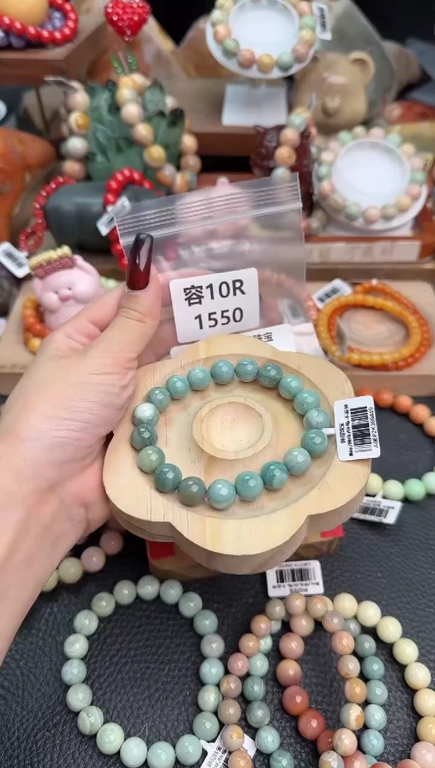 【闪购商品】石英质玉手链未镶嵌10R1550