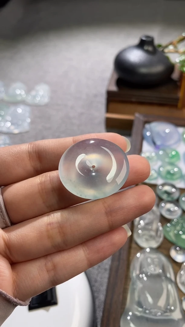 吊坠(不含链)未镶嵌翡翠扣子