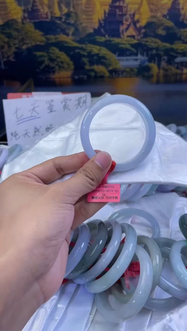 未镶嵌手镯翡翠不*线1