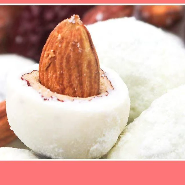 巴旦木夹心奶枣新疆灰枣奶香浓郁网红爆款休闲小零食