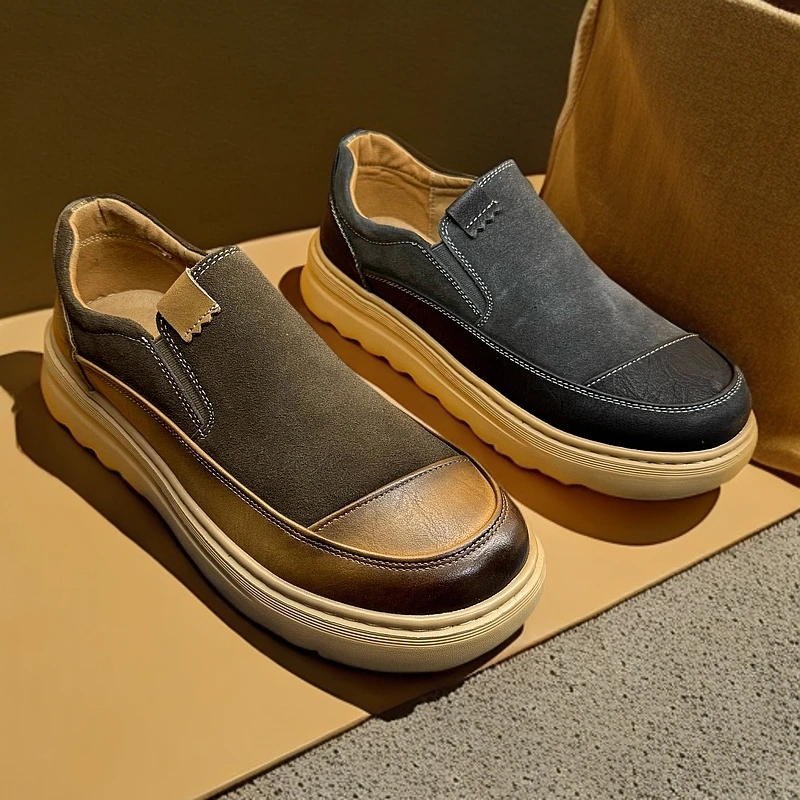 2025年新款男士休闲皮鞋