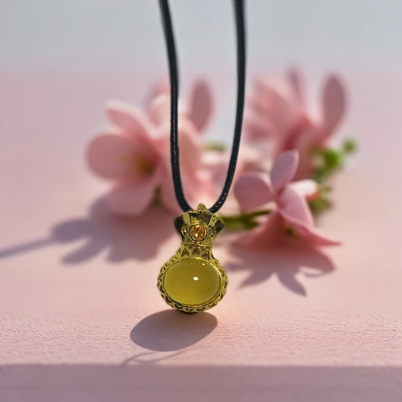 【福庆甄选】鸡油黄福袋吊坠