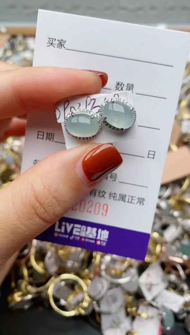 银S925镶嵌戒指翡翠.