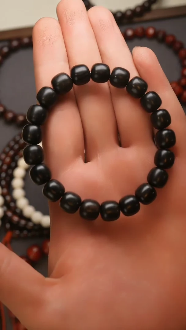 【闪购商品】乌木类手串/手链乌木10mm老型手串微瑕