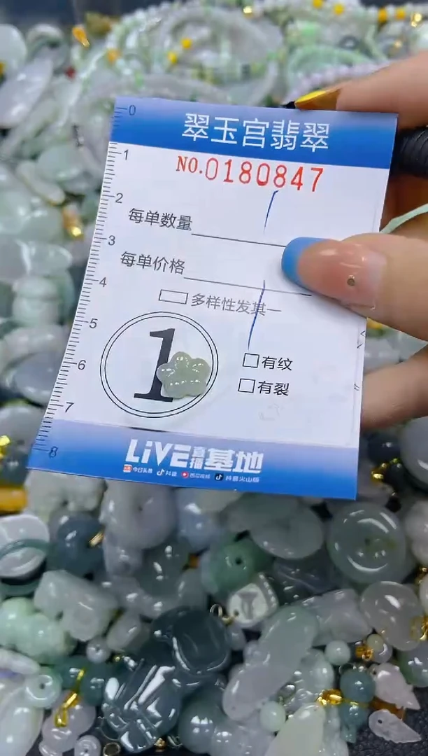 翡翠未镶嵌颈饰闪购0180847