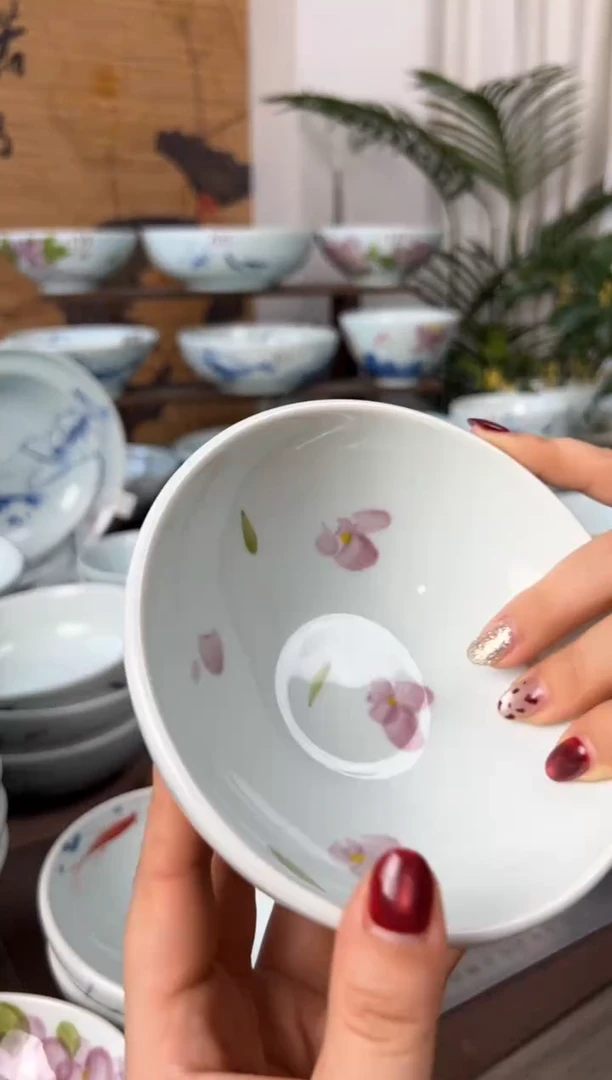 明舟中暇福利手绘5.5寸古碗（单只装）