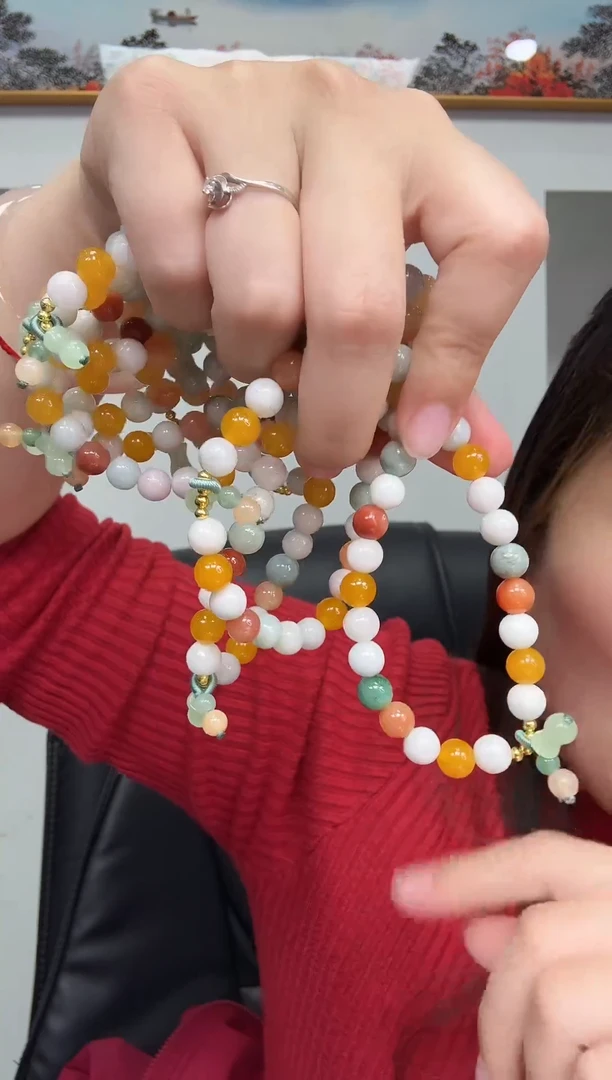 颈饰未镶嵌翡翠天然翡翠-1多样性发其一