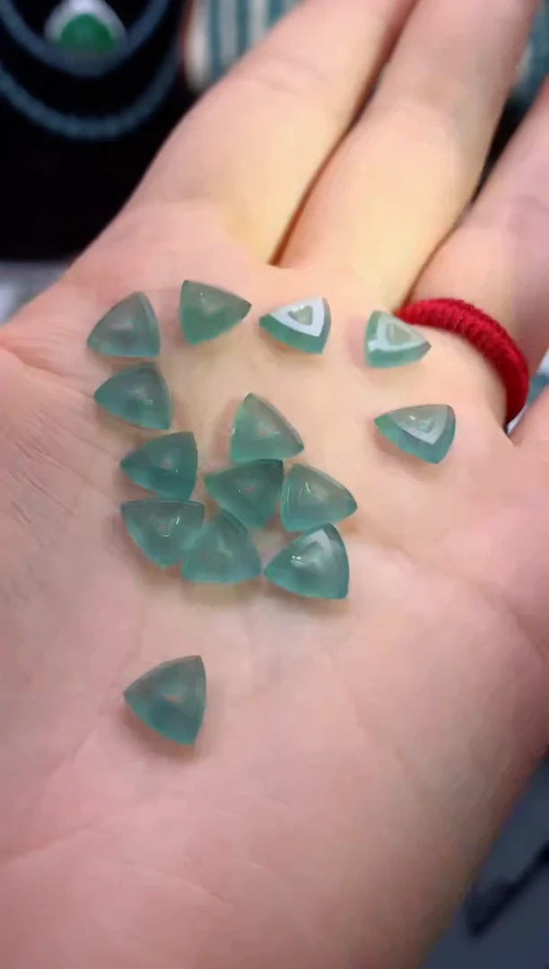 【闪购商品】翡翠颈饰未镶嵌多样性发其一（方糖方糖）