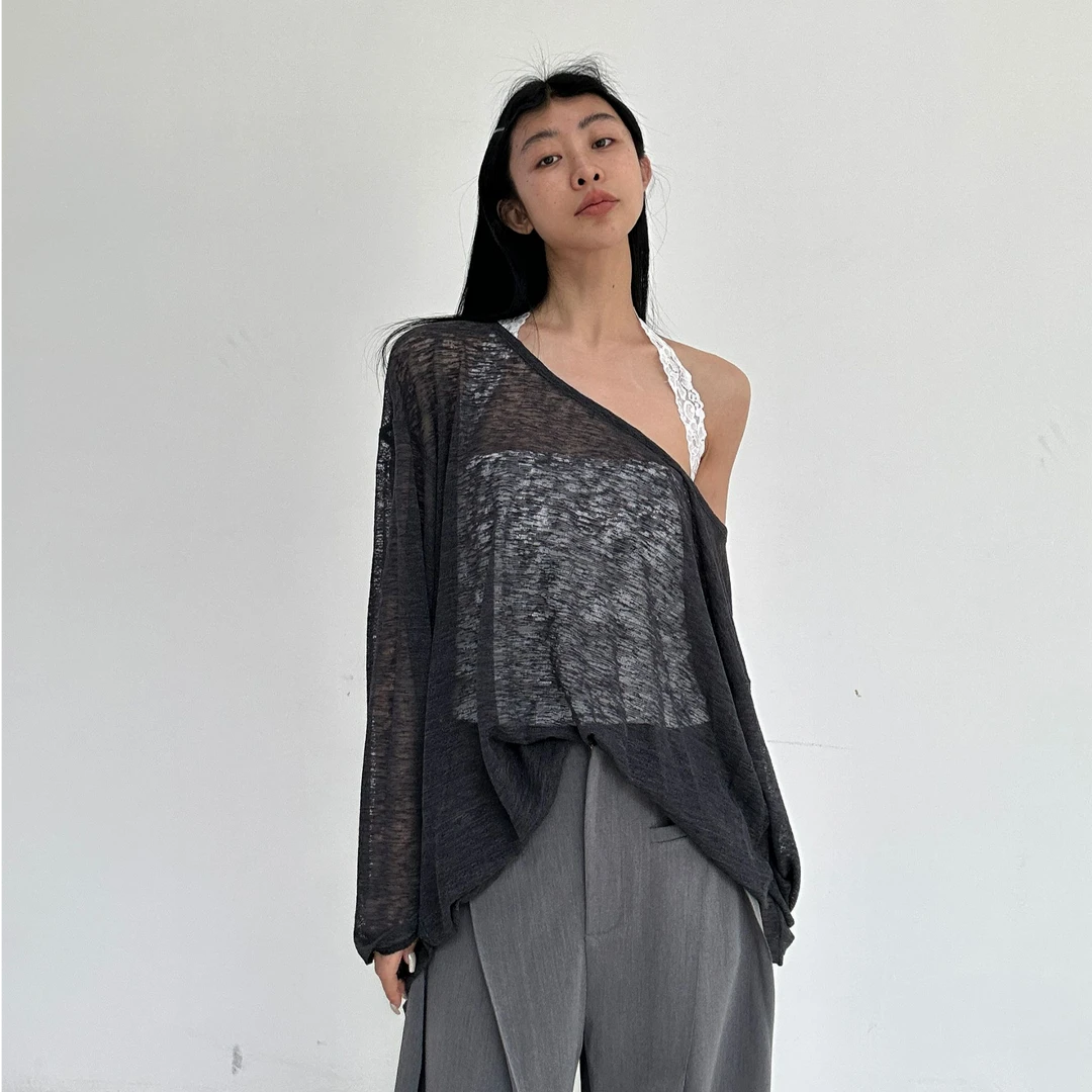 VIVISPLENDID20185#（定制款NO退NO换）露肩防晒+吊带带胸垫两件套