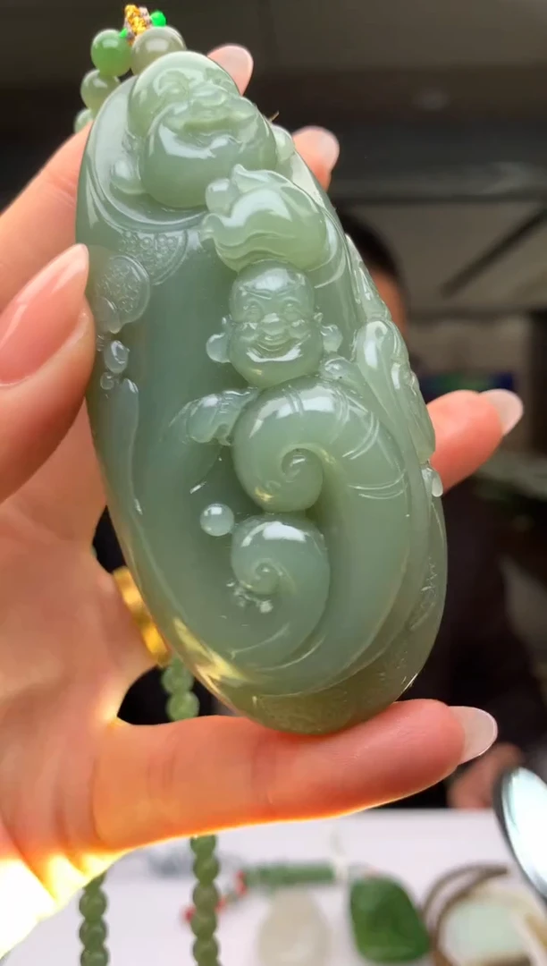 【闪购商品】定制和田玉Boss阳天然和田玉（拍一发一）