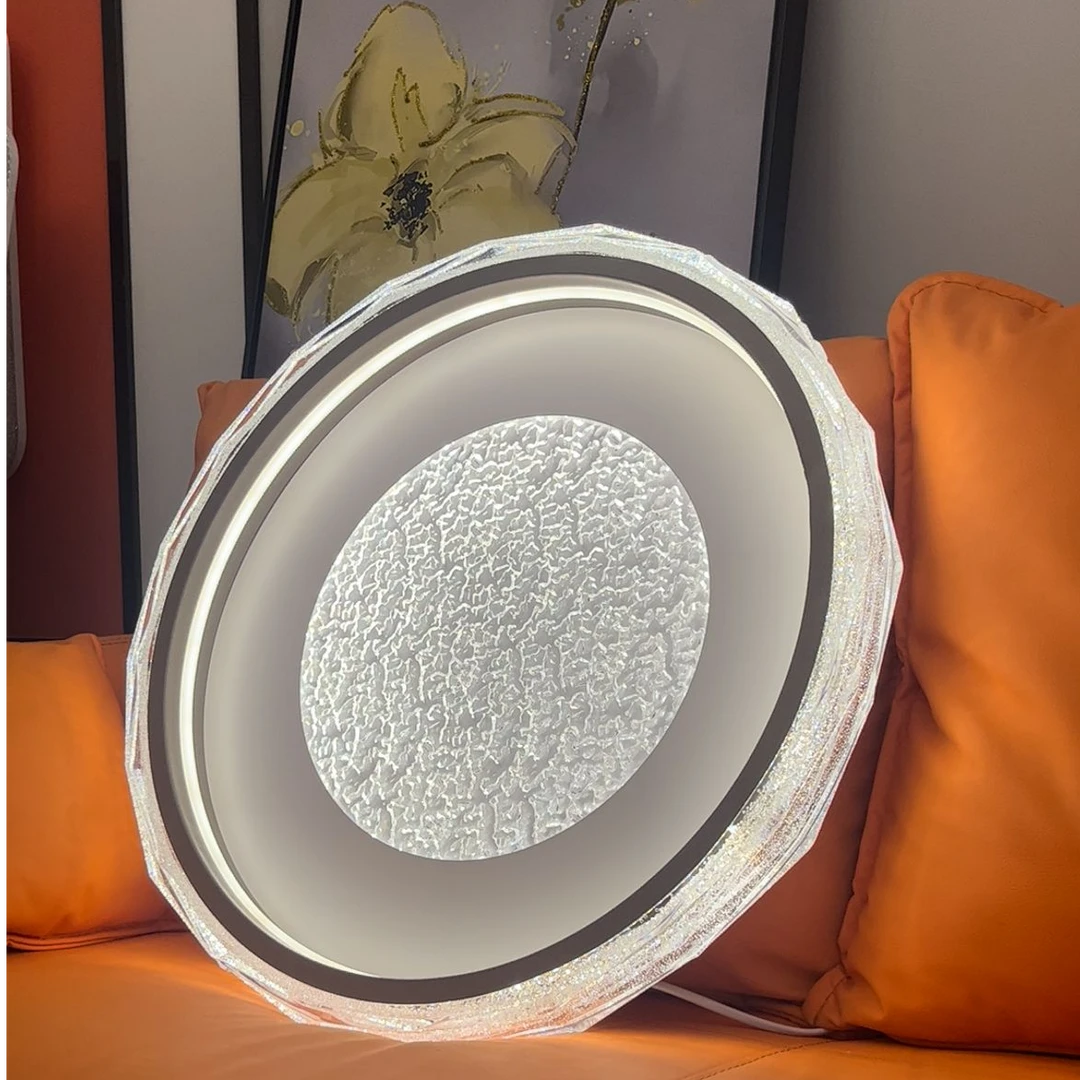 珍美2025年新款仿水晶主卧室餐厅书房led吸顶灯家用简约感客厅灯