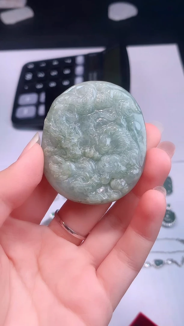 颈饰未镶嵌翡翠0芹0翡翠珠宝763