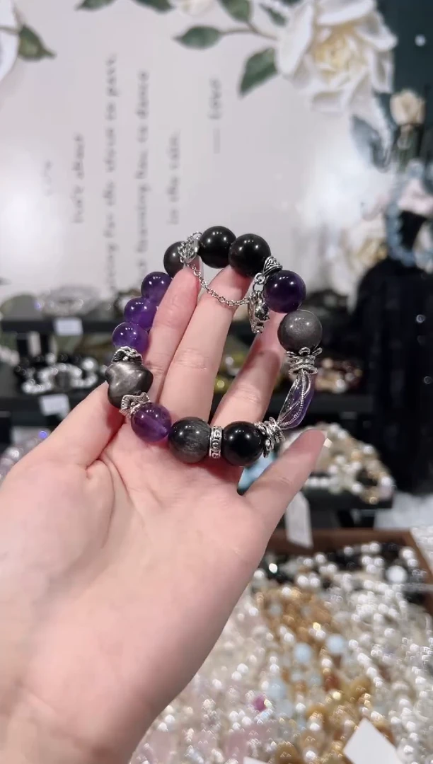 【闪购商品】水晶手链未镶嵌天然水晶默认微瑕 多样性发货发其一