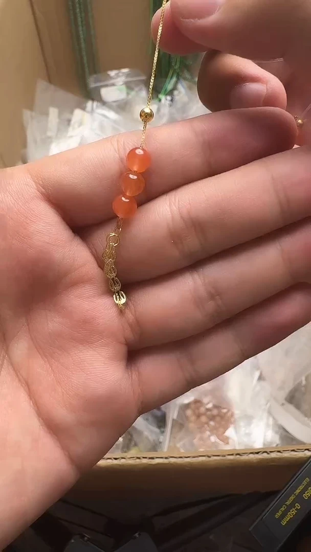 未镶嵌手串水晶南红耳线s925