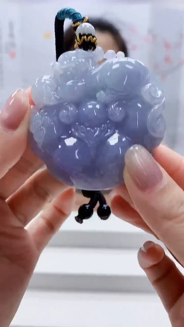 定制翡翠未镶嵌4902lr-毛货挂件118