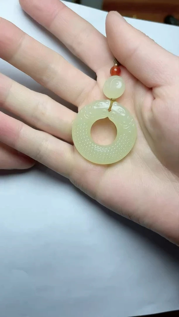 【闪购商品】和田玉颈饰未镶嵌06龙扣