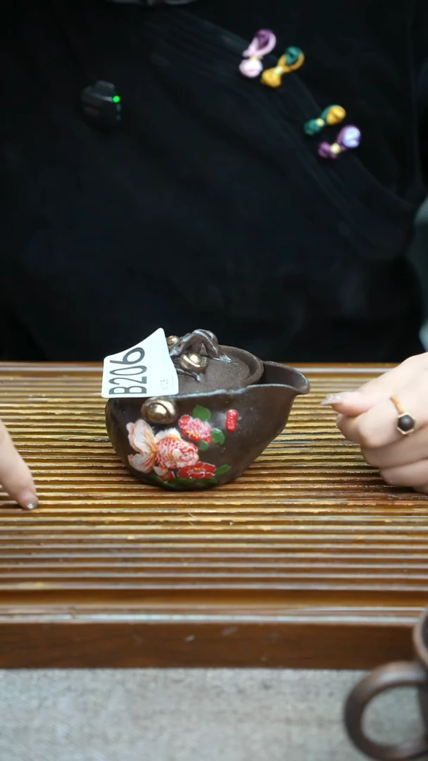 万古烧粗陶手工茶具