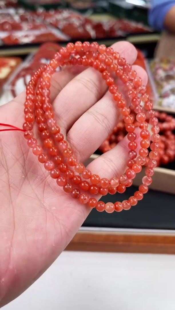 【闪购商品】南红玛瑙冰飘多圈4+未镶嵌（多样式发其一）