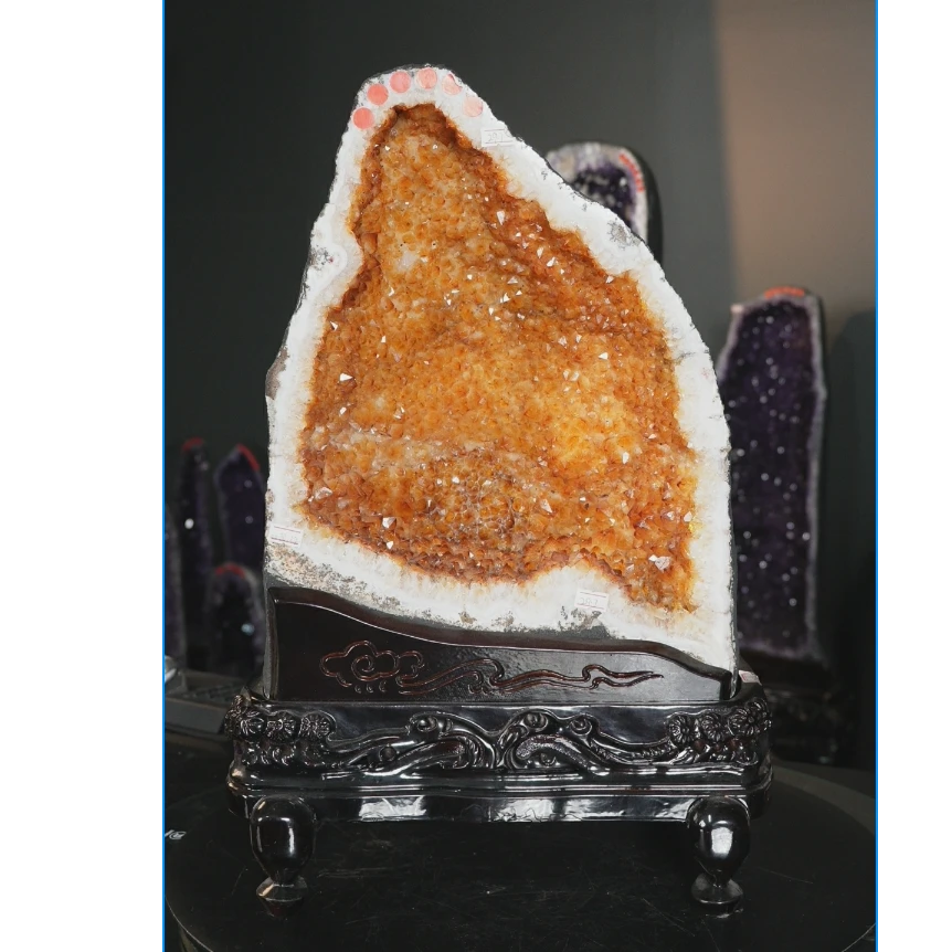 水晶一天然家居摆件*53*36*30