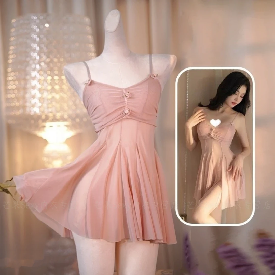 【樱花奶盖】情侣睡衣禁欲系高级感显瘦大码性感睡衣高级感纯欲风