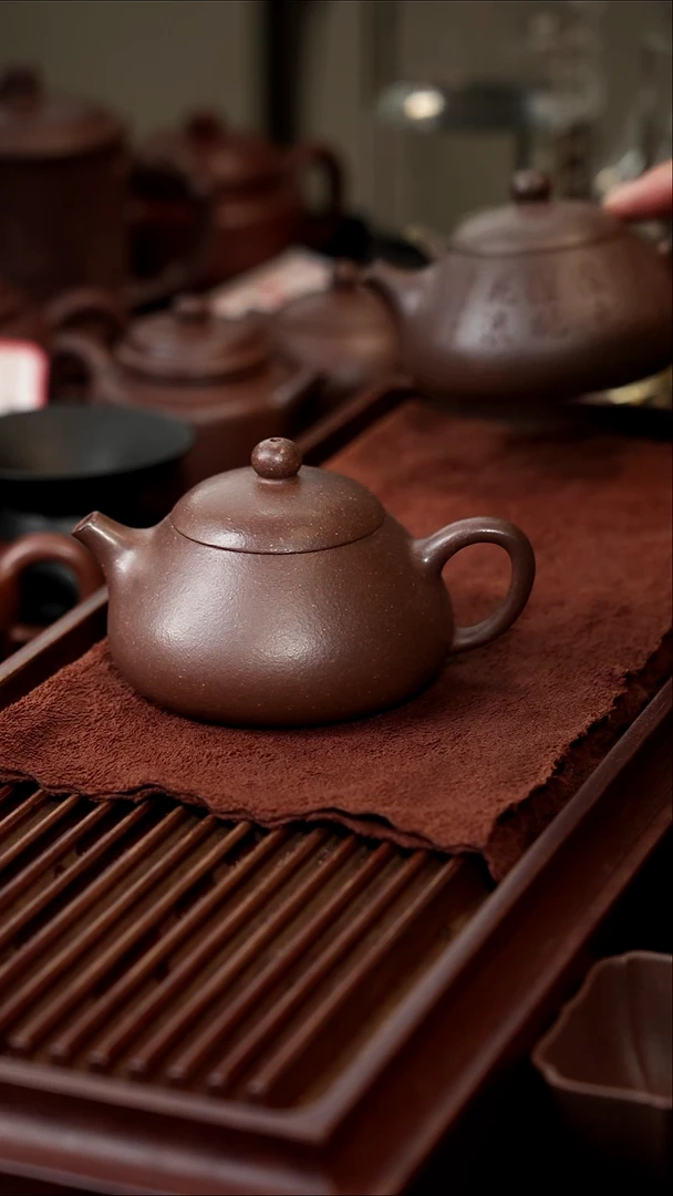 茶壶紫砂天青乳瓢