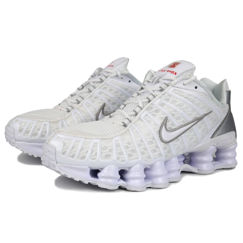耐克男鞋2025夏季新款SHOX TL低帮透气缓震健身运动休闲鞋 AV3595