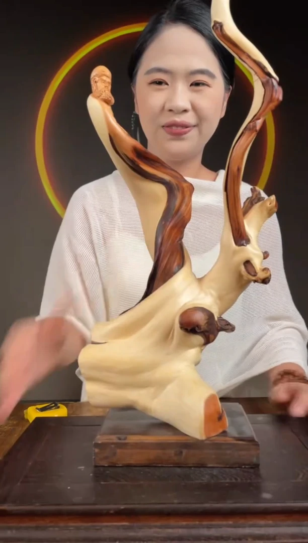 柏木（崖柏）手工摆件,先抢先得! 编号:102