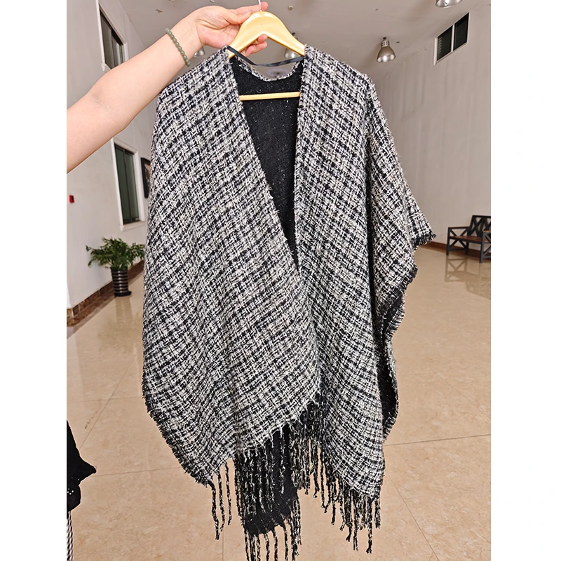 【B500-B599】 外贸尾单围脖保暖防风女加厚舒适披肩针织保暖围巾