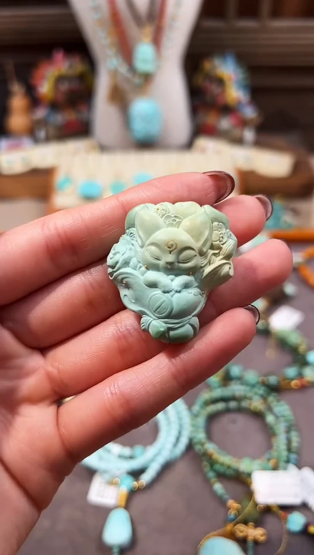 未镶嵌绿松石配饰凤九