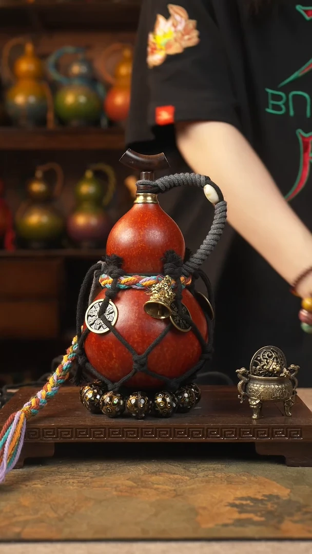 294云匠大漆酒葫芦一物一拍