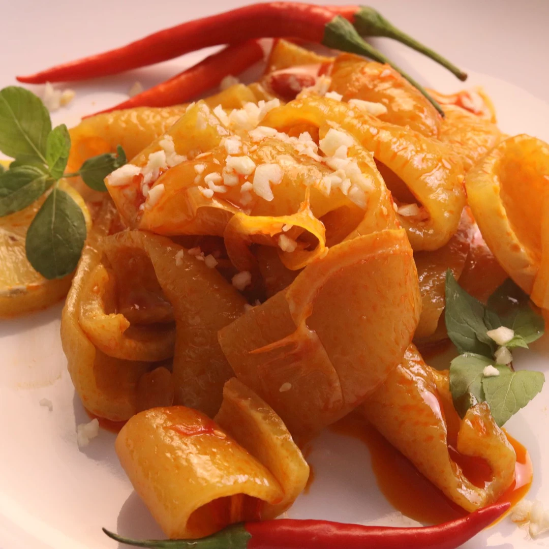 骨涎香柠檬脆猪皮半斤