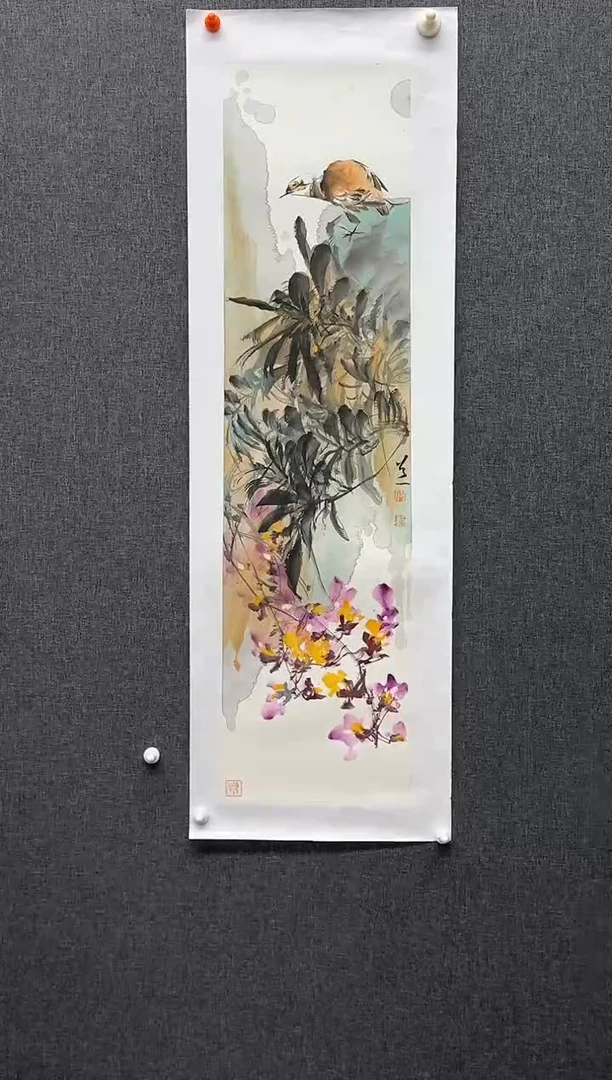 国画炳山艺术--付建老师作品