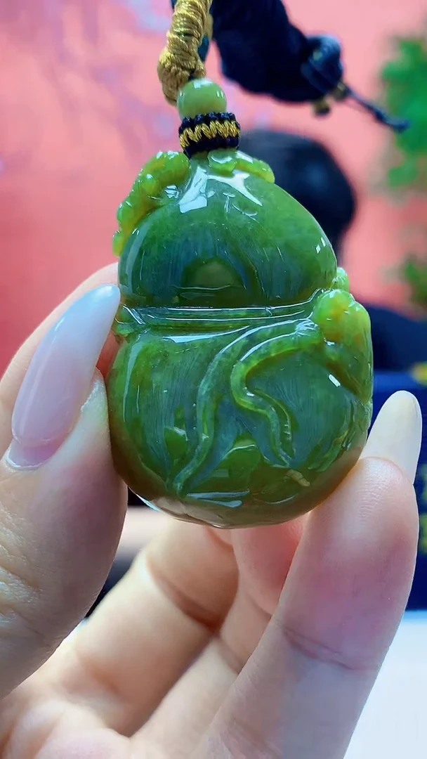 未镶嵌定制翡翠5060ty-毛货挂件148