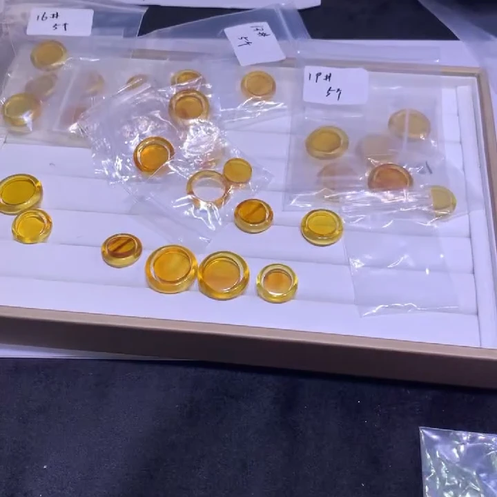 【逍遥】琥珀戒芯戒指*XR/LQT4043/多样性发/1件