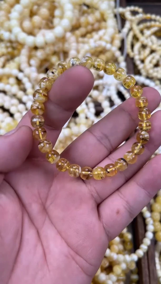 裸石琥珀未镶嵌Z34 左右老型