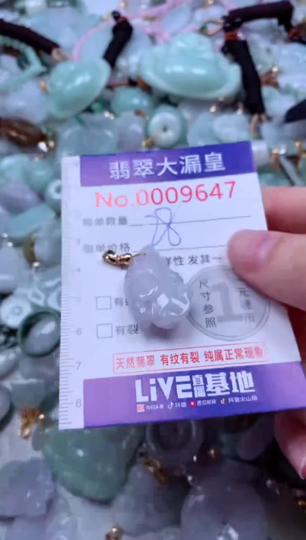 吊坠(不含链)未镶嵌翡翠9647