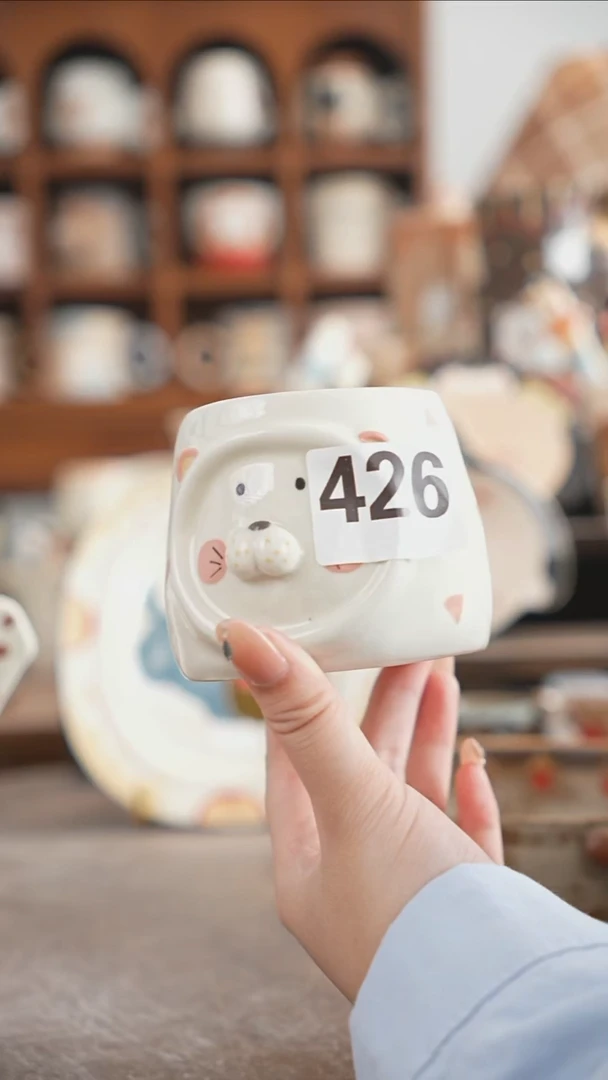 可爱川谷原创陶瓷10.7直播福利微瑕随机426