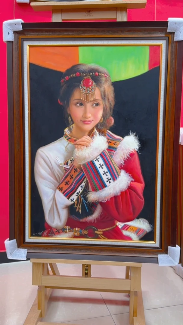 【闪购商品】国画张勇手绘油画