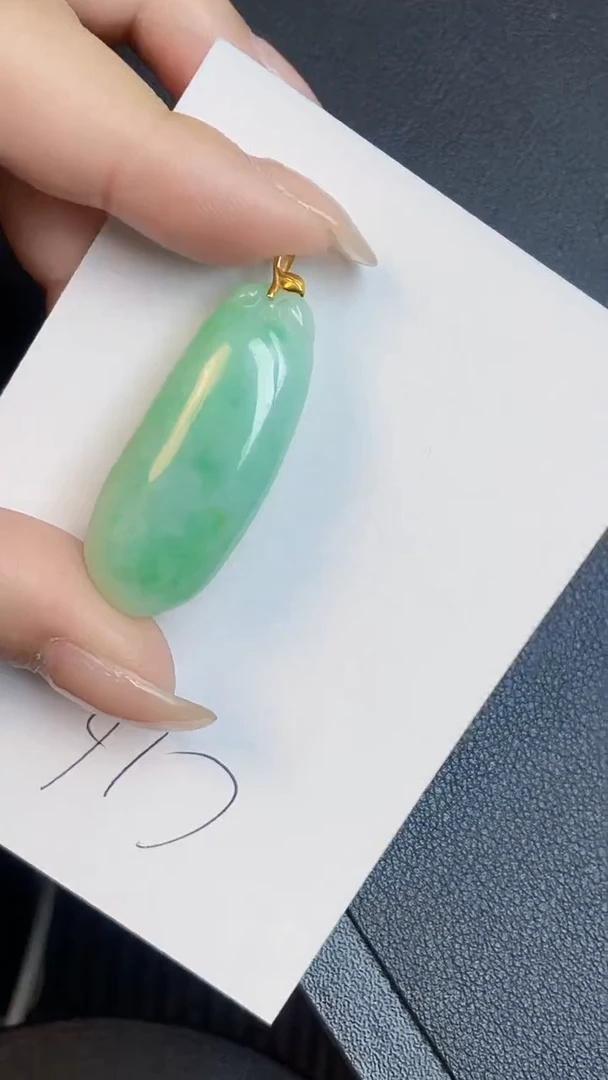 【闪购商品】翡翠耳饰18K金镶嵌00000000