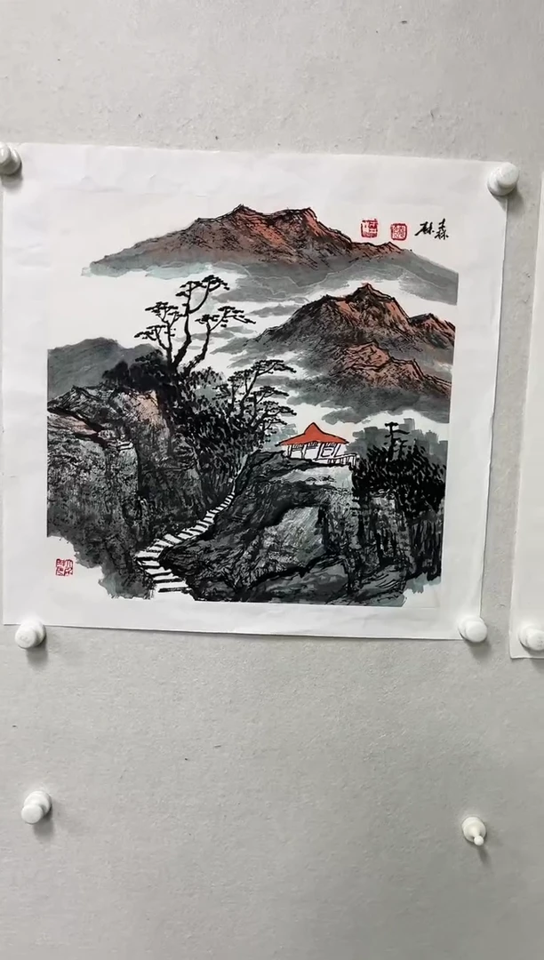 国画老师亲笔国画作品