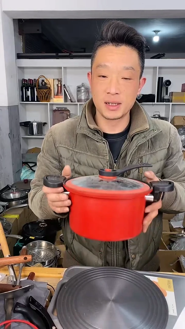 水晶玻璃1微压锅 耳朵坏了