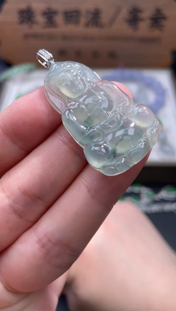 【闪购商品】翡翠颈饰18K金镶嵌27..........