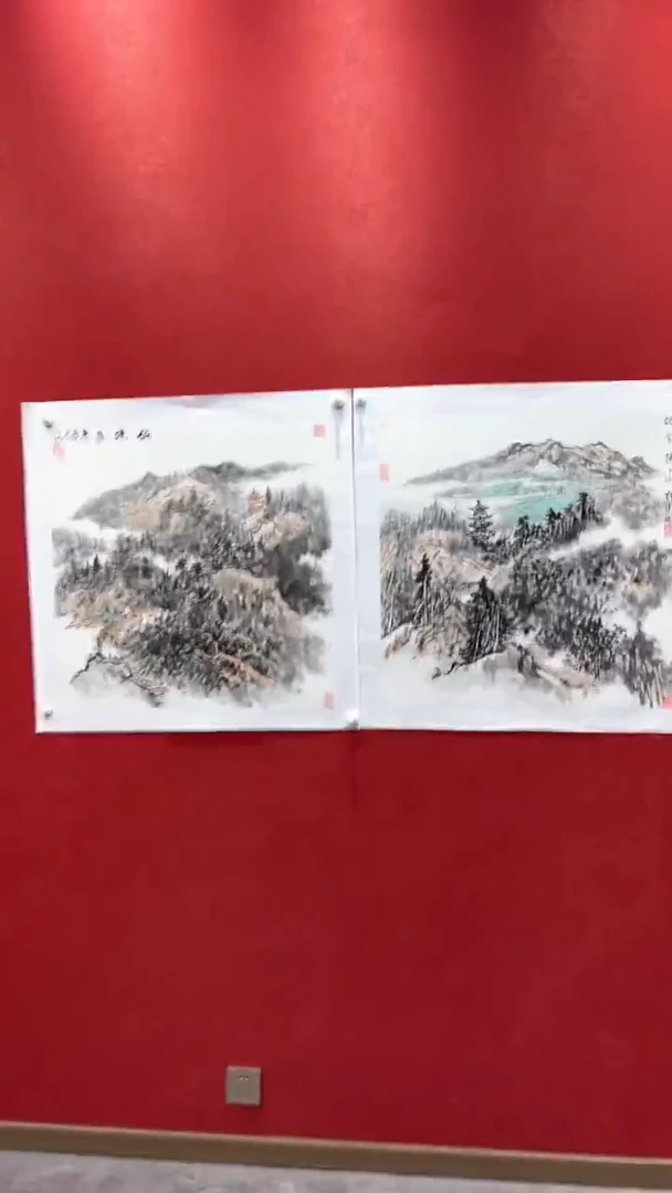 国画老师现场创作  63