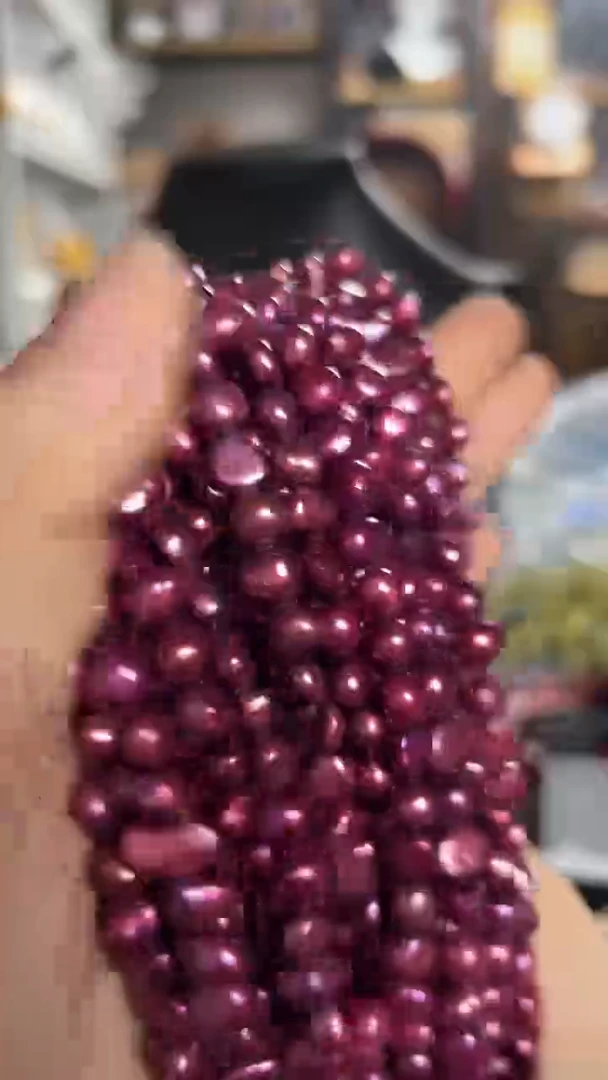 未镶嵌淡水珍珠珠宝奇石JC半成品4条