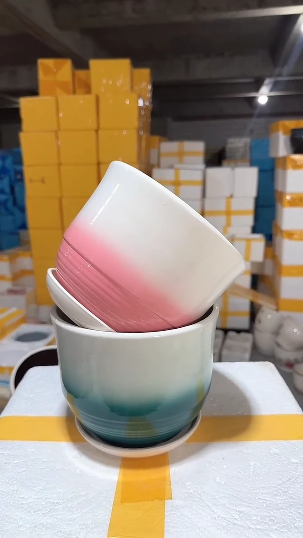 高温陶瓷花盆+Q251