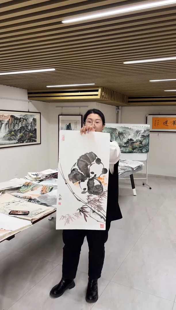 国画丹青专属福利-熊猫