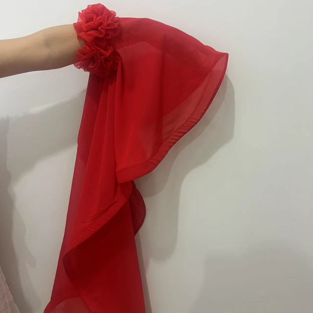摩登裙袖子飘一对摩登服装