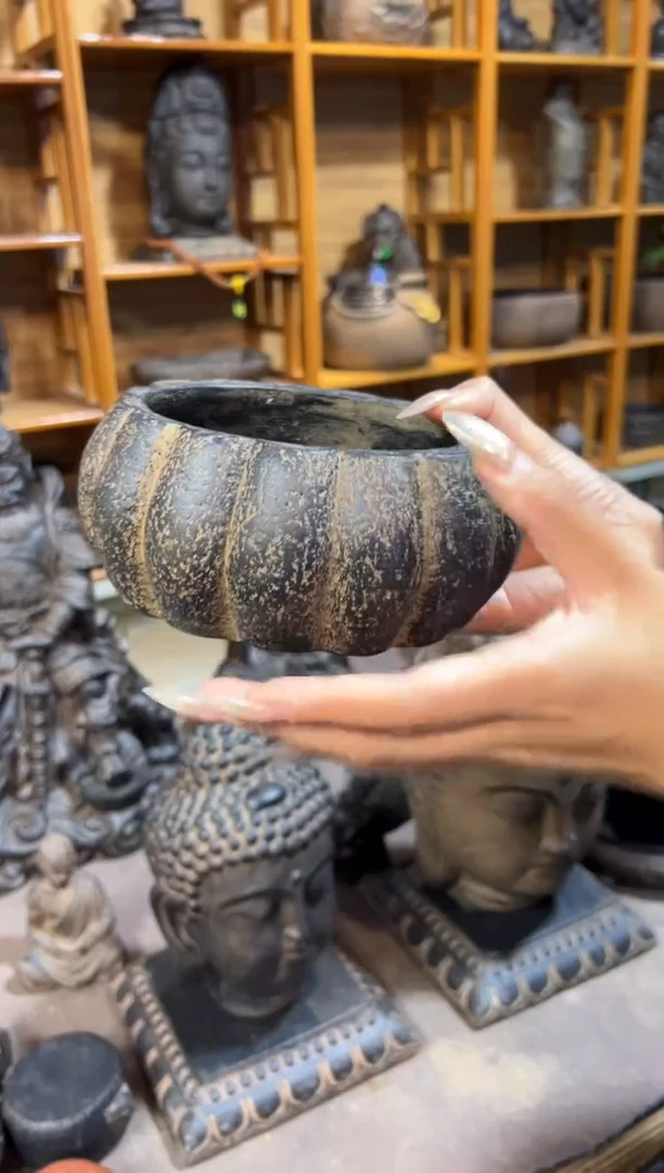 陶土【火山泥】南瓜盆
